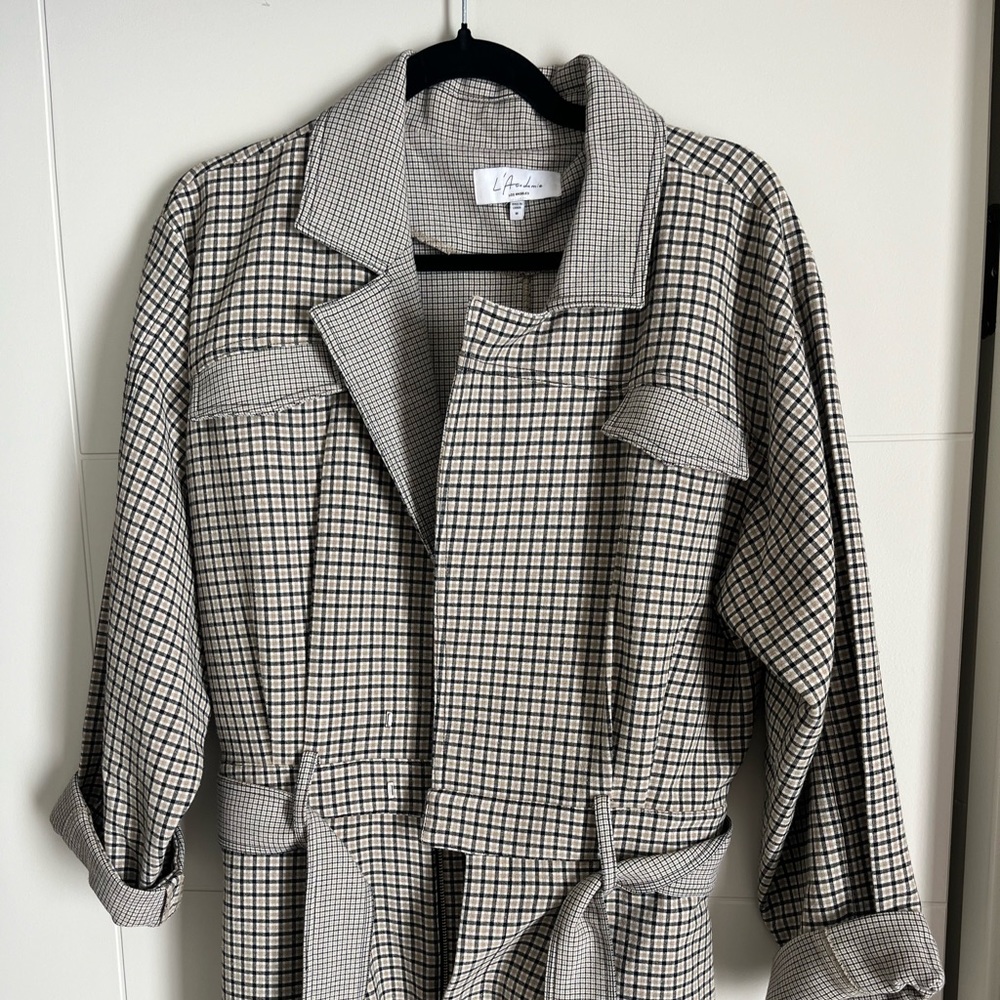 L’Academie Revolve Plaid Jumpsuit